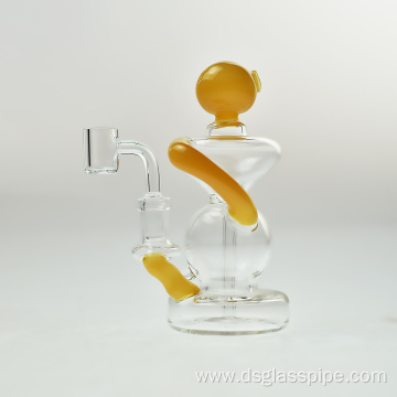 Customized Hand Made High Quality High Temperature Borosilicate Glass Hookah Glass Water Pipe